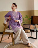 URGE PRET-2PC DHANAK EMBROIDERED SHIRT WITH EMB TROUSER SJ-777