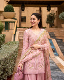FAIZA SAQLAIN AYA EMBROIDERED LUXURY LAWN UNSTITCHED 3PC SUIT 725