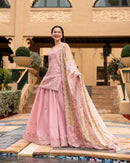 FAIZA SAQLAIN AYA EMBROIDERED LUXURY LAWN UNSTITCHED 3PC SUIT 725