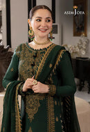 Lawn 3PC Embroidered With Chiffon Embroidered Dupatta-L 244