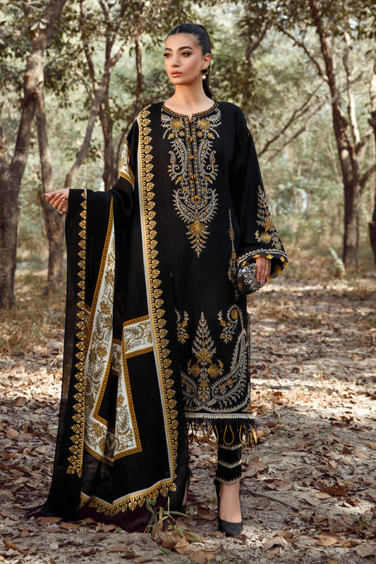 MARIA B DHANAK UNSTITCH DRESS - 715