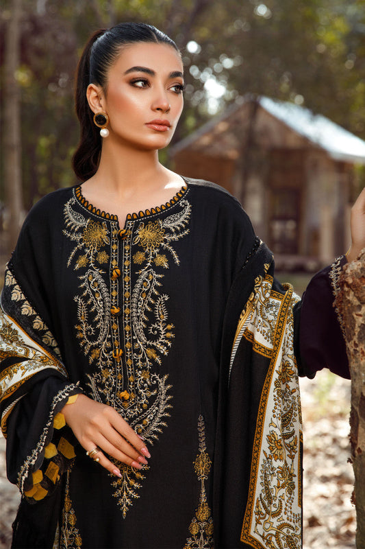 MARIA B DHANAK UNSTITCH DRESS - 715 - Back