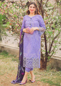 3 Piece Embroidered Lawn Shirt with Digital Printed Poly Lawn Dupatta - MS04