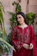 LAWN EMBROIDERED 3PC WITH CHIFFON EMBROIDERED DUPATTA 727