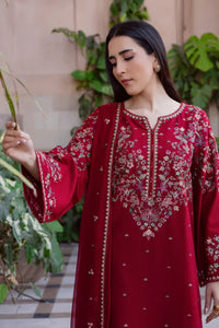 LAWN EMBROIDERED 3PC WITH CHIFFON EMBROIDERED DUPATTA 727