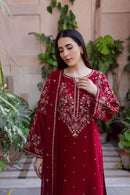 LAWN EMBROIDERED 3PC WITH CHIFFON EMBROIDERED DUPATTA 727
