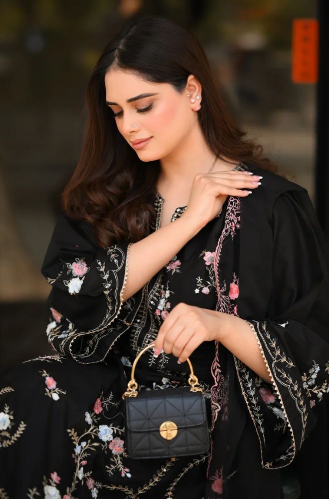 Summer 3Piece Lawn Embroidered Suit  728